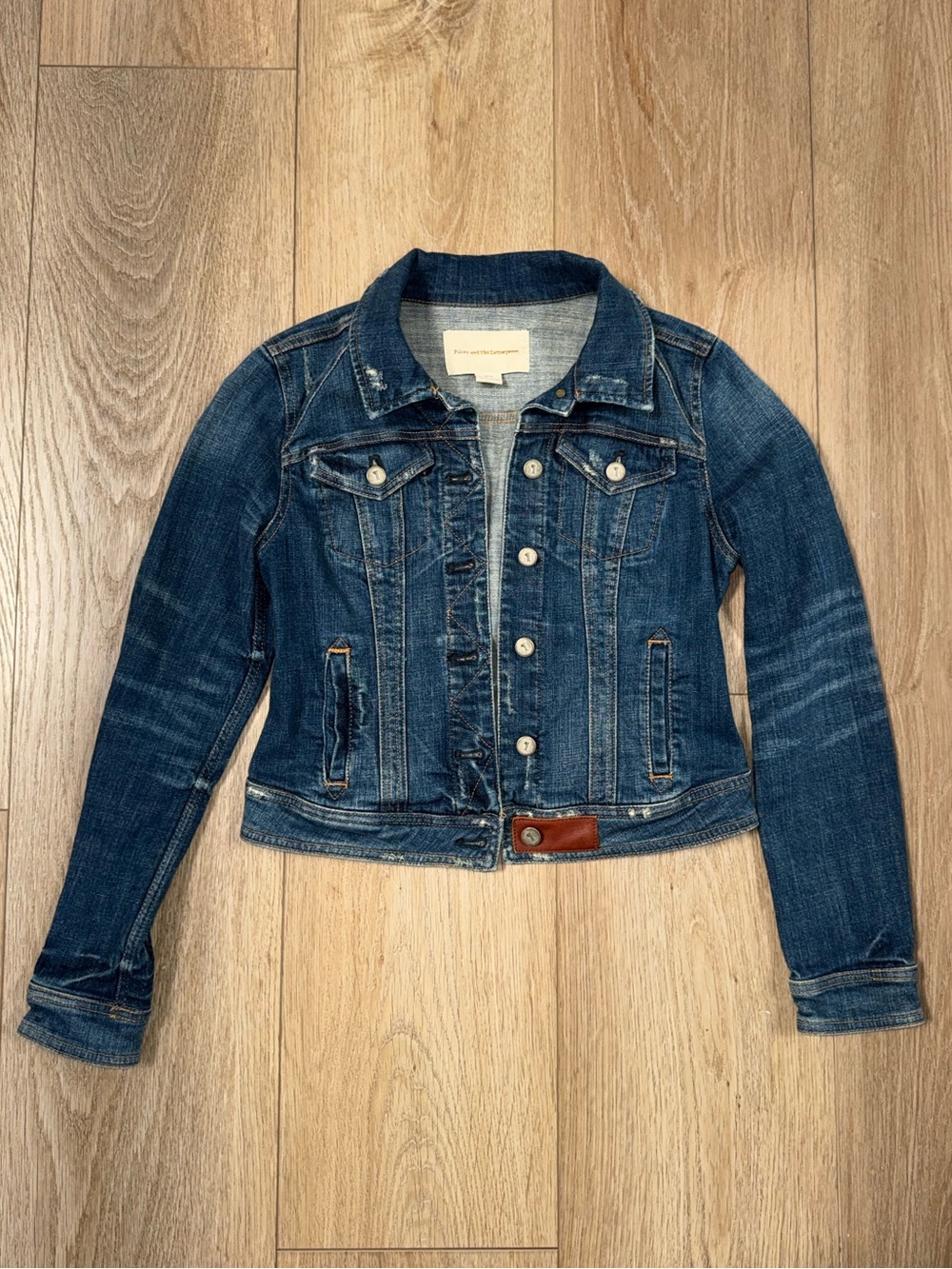 Pilcro And The Letterpress Avie Denim Jacket size Small